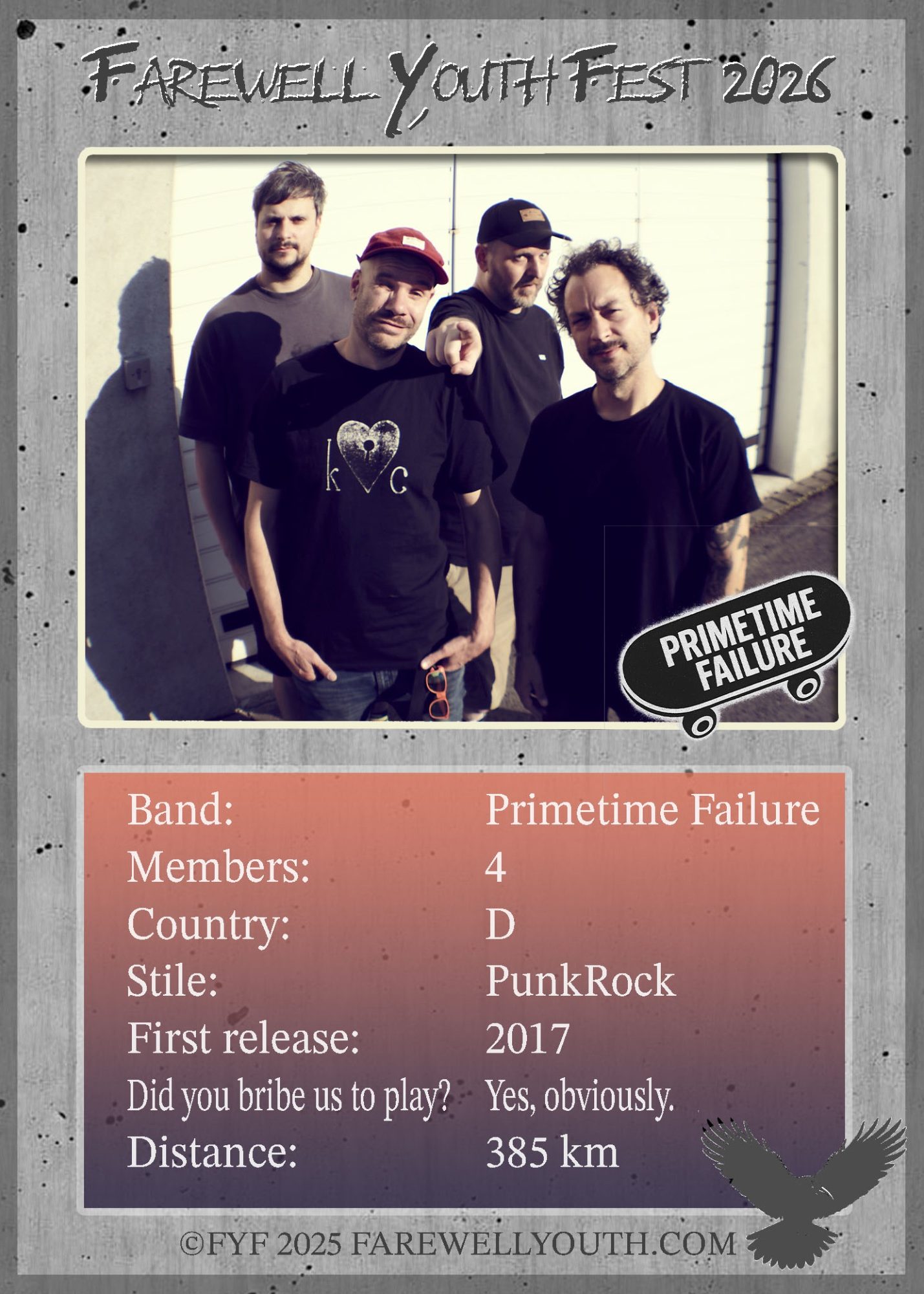 Primetime Failure - Info